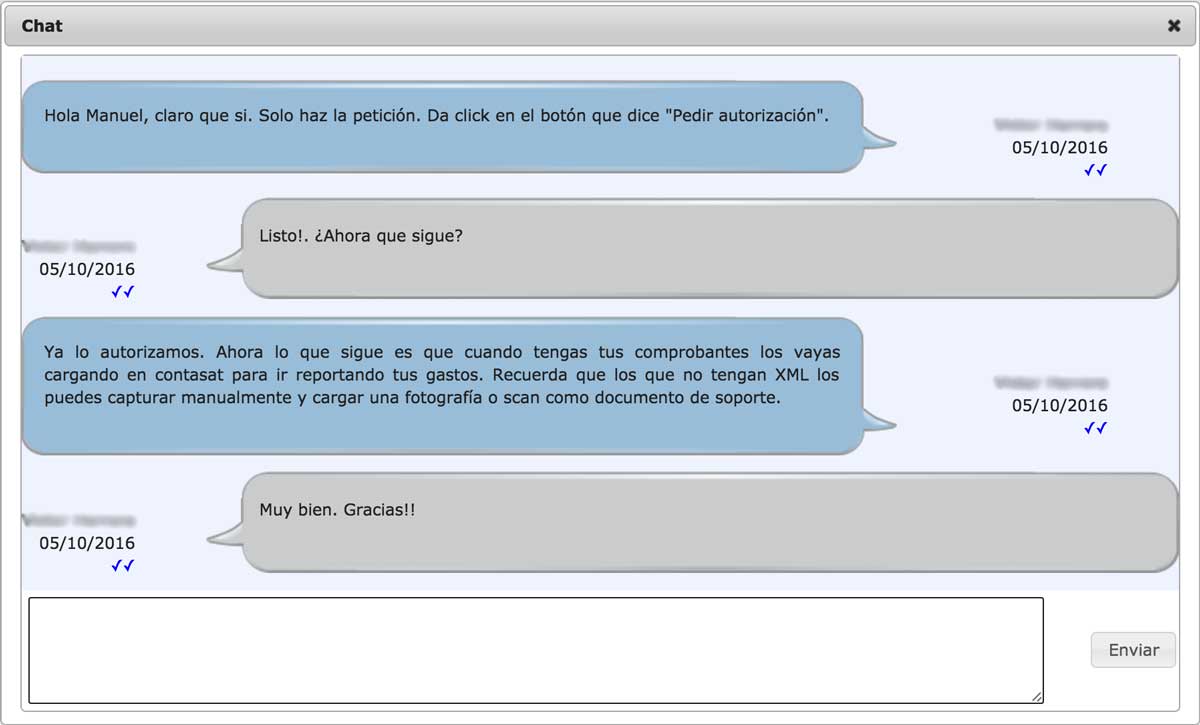 chat empleados y/o colaboradores - contasat