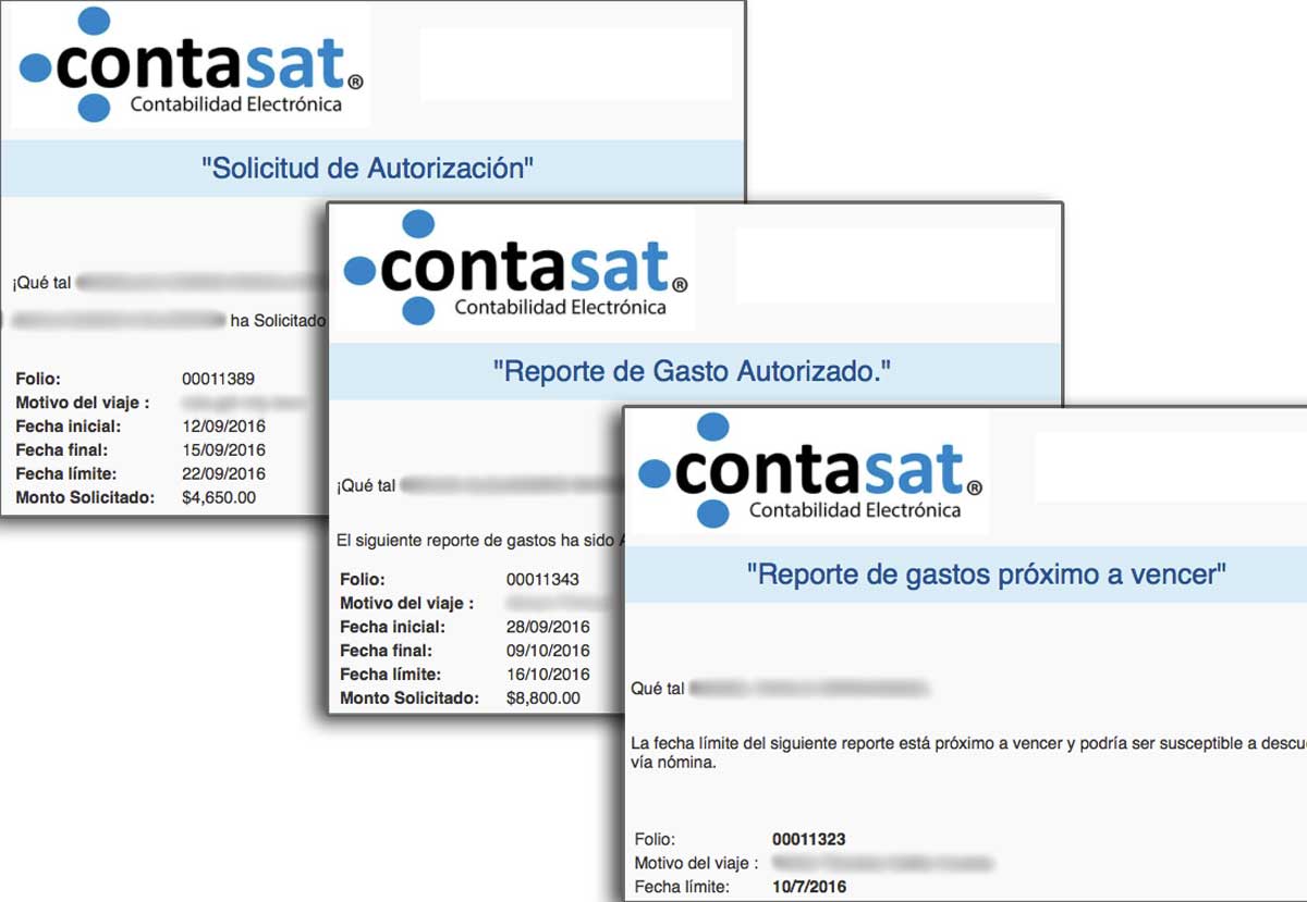 notificaciones - contasat