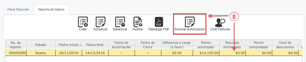 ingresando nueva contraseña - contasat