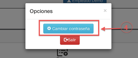 botón cambiar contraseña - contasat